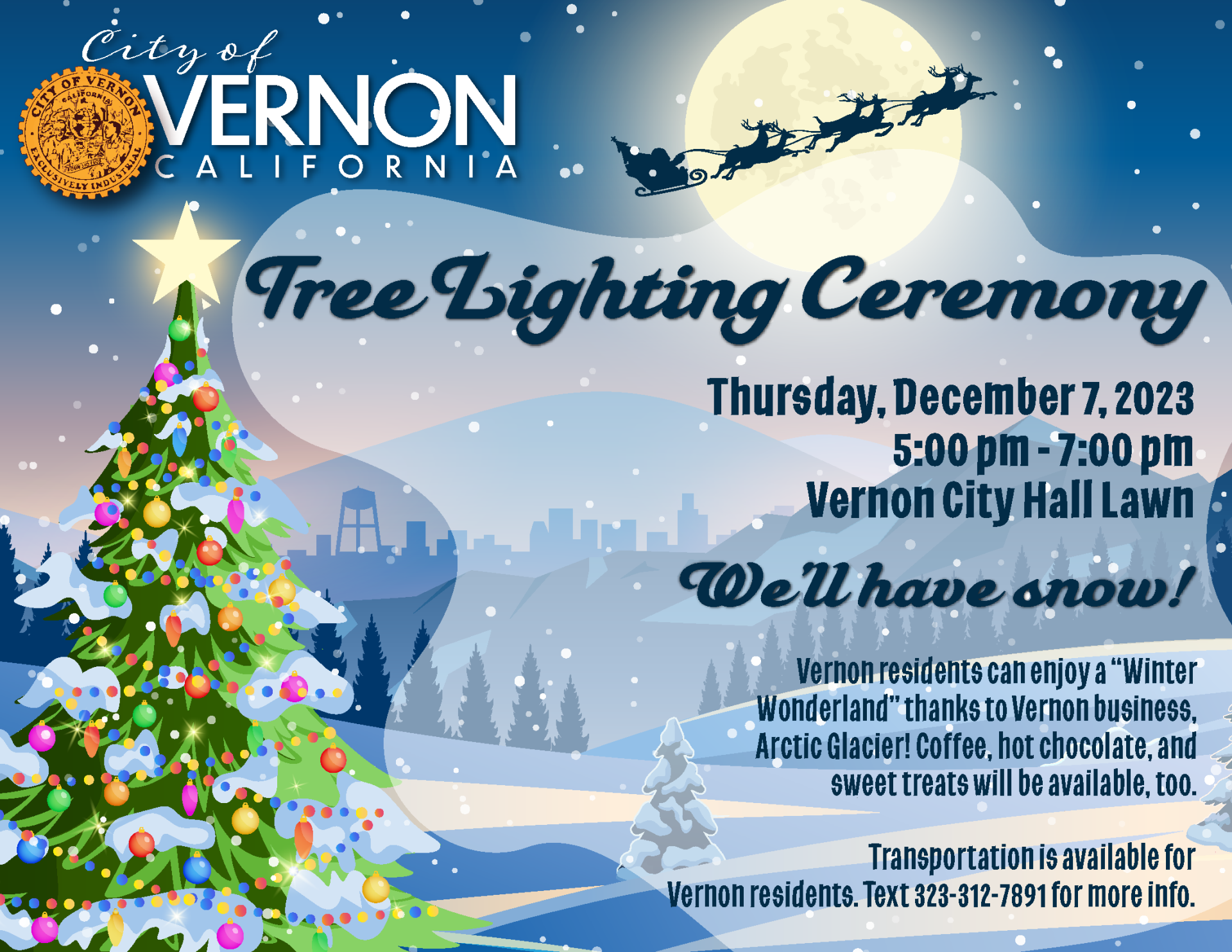 2023 Tree Lighting Flyer