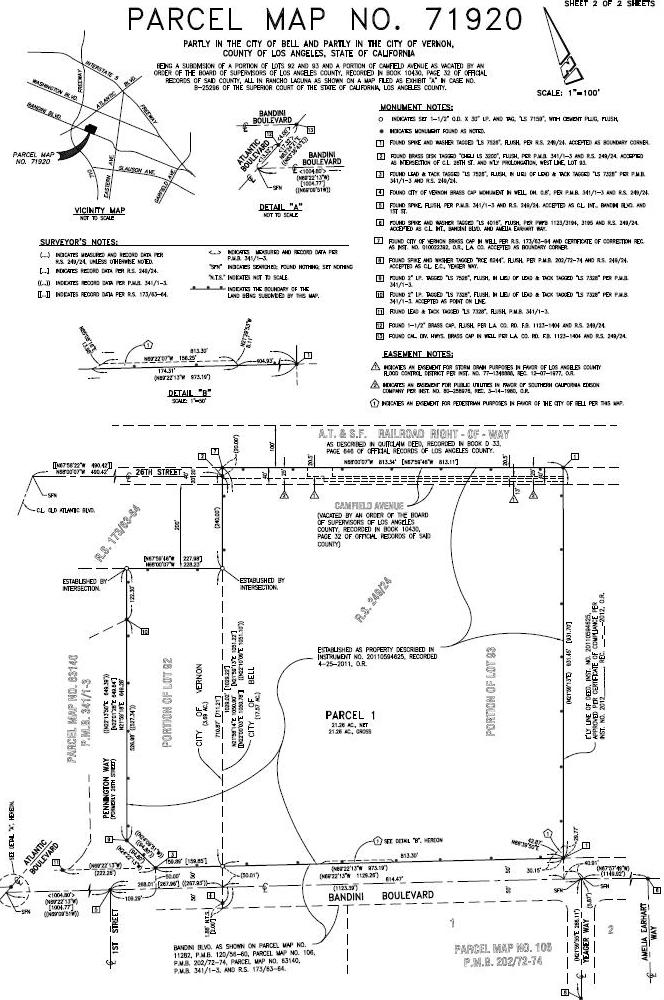 Parcel Map No 71920